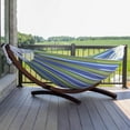 thumbnail image 5 of Vivere Double  Cotton Hammock with Solid Pine Stand- Oasis, 5 of 6