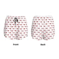 thumbnail image 6 of Goofa Heartbeat Symbol Printed Women 2 in 1 Running Shorts,Quick Dry Athletic Workout Shorts,High Waisted Athletic Shorts with Liner Pockets-, 6 of 9