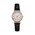 thumbnail image 2 of Resicozy Ladies Watches Quartz Waterproof Watch for Women Casual Wrist Watches Easy Reader Watch with Leather Strap Black, 2 of 2