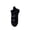 Black, variant on Men Polyester Ankle Athletic Socks, Honeycomb Cushioned Breathable Low Cut Sport Running Socks for Men Workout Multi Solid Colors