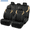 Beige Full Set, variant on Skechers Premium Leather Car Seat Cover – Front Seat, Durable, Breathable, Universal Fit for Cars, SUVs, and Trucks - Black
