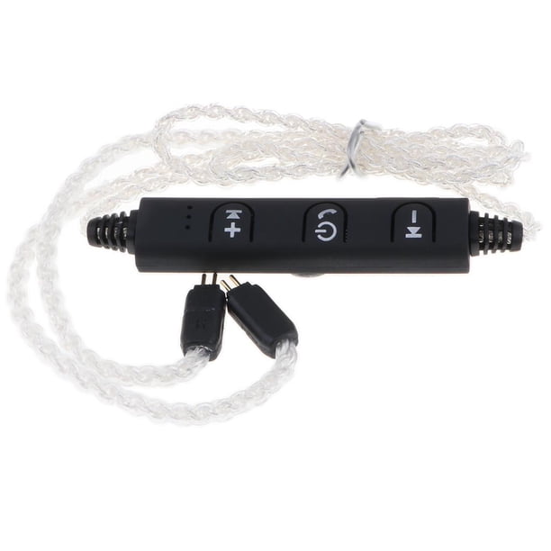 Cable De Audífono De , Cable Inalámbrico De Reemplazo Auriculares Del Reemplazo Del Cable Auriculares De Con 0.78mm 2 Plata Hugo Cable Bluetooth de 2 pines