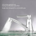 thumbnail image 2 of FYBTOF Bathroom Sink Faucet, Bathroom Faucets Single Cold Faucet for Bathroom Sink Single Hole Bathroom Faucet Silver Faucet Bathroom Modern Faucet for Bathroom Sink Kitchen Sink Accessories(B)-1149, 2 of 5
