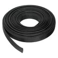thumbnail image 1 of 50 Ft - 1 In Expandable Braided Cable Sleeving, PET Cable Management, Wire Wrap Loom Tube, Black, 1 of 7