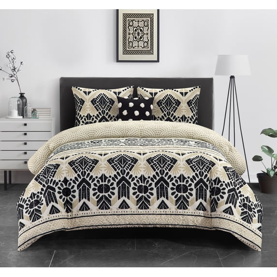 Sona 4-Piece Comforter Set by Nanshing