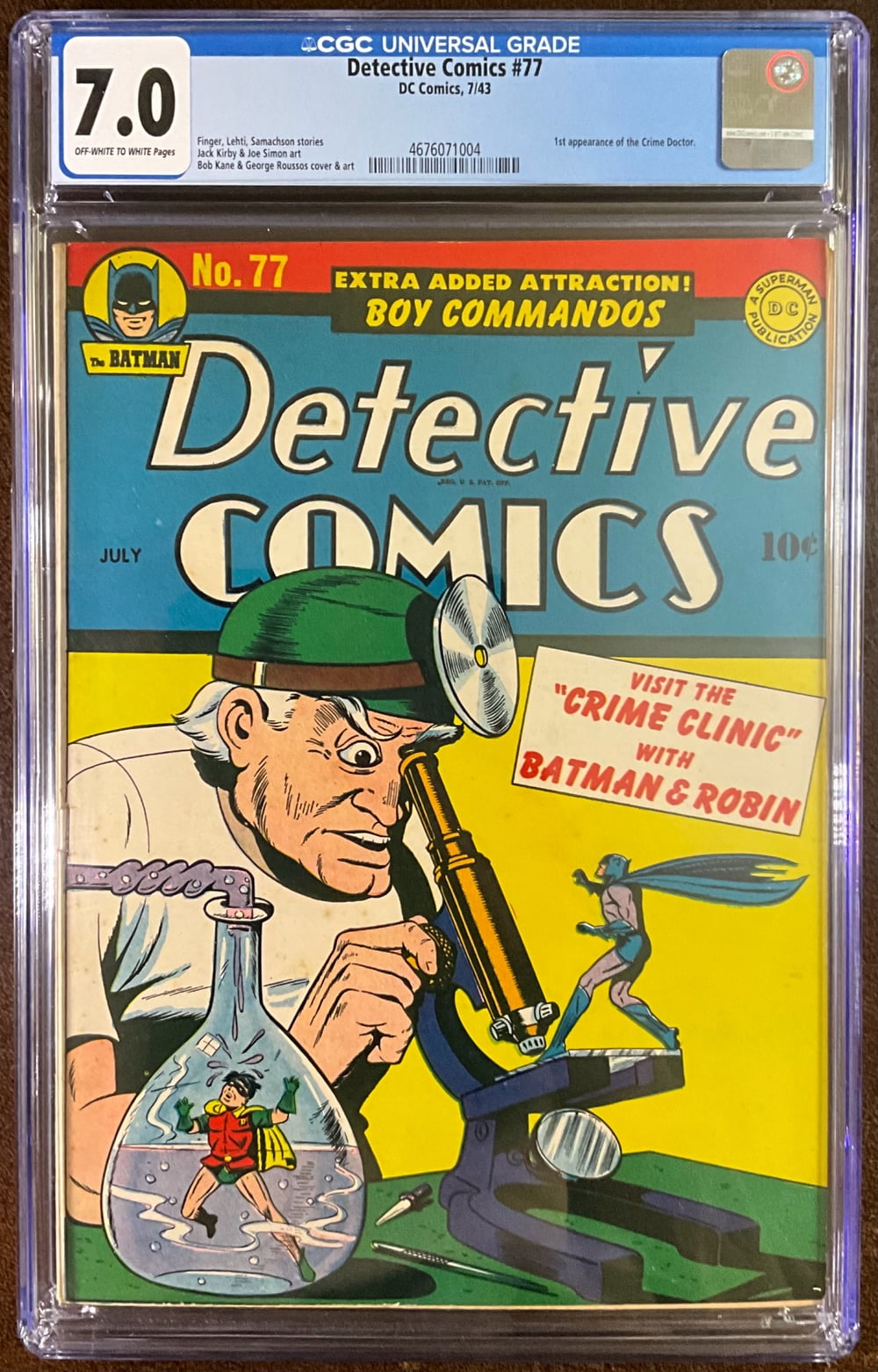 Cover of Detective Comics #77