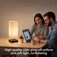 thumbnail image 3 of DAYBETTER Table Lamp for Bedroom,Bedside Table Lamp with 3 color temperatures, Minimalist Night Stand Light for Living Room, Office, Bulb Included, 3 of 7