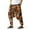 Brown, variant on Babysbule Mens Pants Men's Hippie Pants Baggy Boho Trousers Linen Drawstring Harem Yoga Long Pants