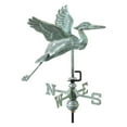 thumbnail image 5 of Good Directions 8805V1R Blue Heron Cottage Weathervane - Blue Verde Copper with Roof Mount, 5 of 9