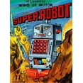 thumbnail image 2 of Retrobot 12x14 White Modern Wood Framed Museum Art Print Titled - Super Robot, 2 of 4