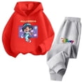 thumbnail image 3 of Conjunto de sudadera con capucha de Disney Aladin para niñas de 3 a 14 años, sudadera informal de calle kawaii, traje de camión para niños, 3 of 5