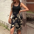thumbnail image 1 of Taylonsss Robe d'Été Sans Manches à Col Rond Imprimée pour Femmes Tenue de Vacances à la Plage, 1 of 9