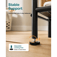 thumbnail image 5 of Sakugi Storage Shelves - 3 Tier Shelf Organizer, with Adjustable Leveling Feet, Space-Saving Shelves Organizer for Pantry, Laundry, Kitchen, 18.4"×12.6"×30.5", Black, 5 of 5