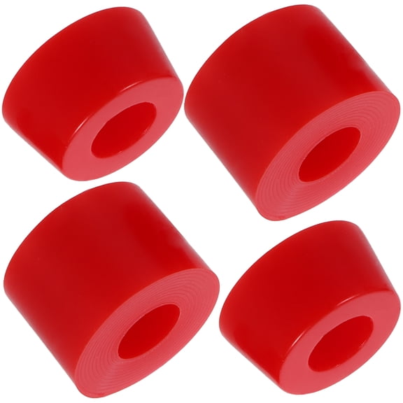 CATIEBYE Skateboard Shock Absorber Red PU Damping Gasket for Trucks 4Pcs