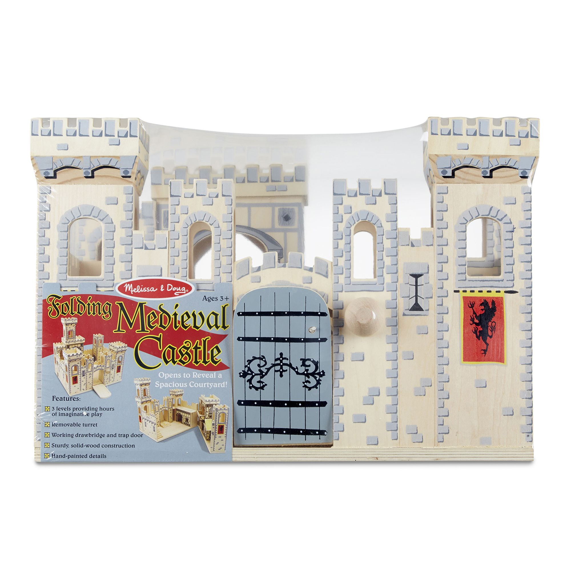 melissa and doug wooden castle