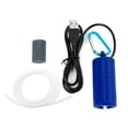 thumbnail image 1 of Mini bomba de aire y oxígeno para acuario ultra silenciosa con USB, filtro y dispensador de agua para pecera., 1 of 7