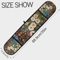 thumbnail image 3 of Yayeee Double Oven Mitt Kitchen Heat Resistant Baking 35" x7" Quilted Glove, Floral Garden, 3 of 6
