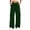 A-Army Green, variant on SYwaren Women's Cargo Pants Casual Button Multi Pocket Solid Color Athletic Fall Winter Utility Lounge Sweatpants