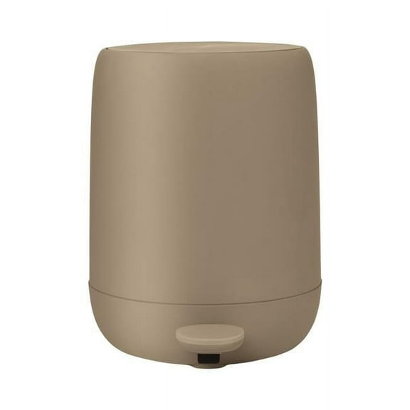 Blomus 66380 1.32 gal Sono Pedal Bin Wastepaper Basket, Tan