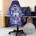 thumbnail image 4 of Xoenoiee Wolf Rose Butterfly Forest Pattern Computer Game Chair Covers with Armrest Cover Washable Computer Chair Slipcovers Removable Kitchen Chair Covers for Home Kitchen Restaurant, 4 of 7
