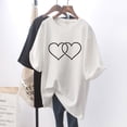 thumbnail image 5 of 2024 summer new women‘s short-sleeved explosive loose cotton white t-shirt top women t shirt, 5 of 7
