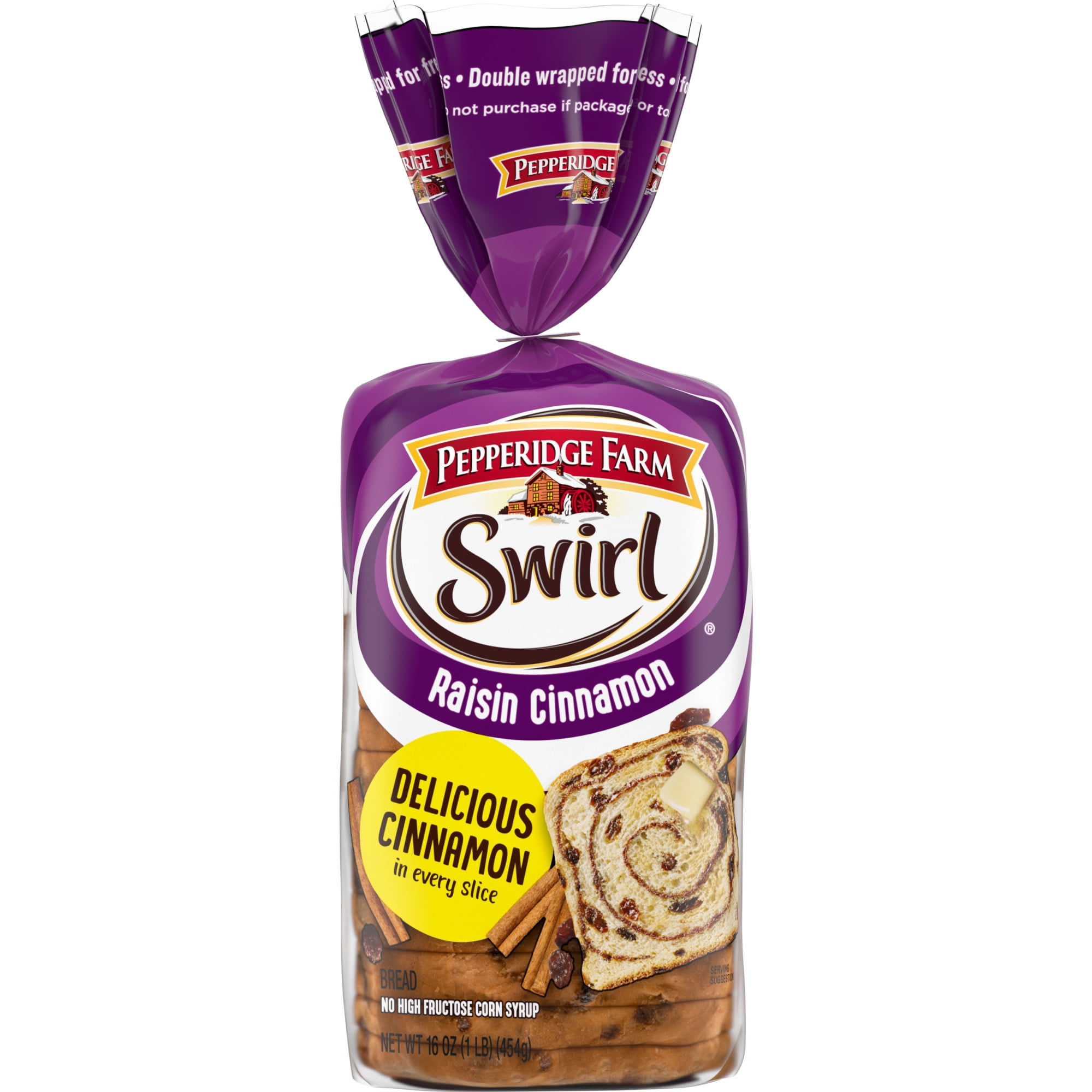 Pepperidge Farm Raisin Cinnamon Swirl Breakfast Bread, 16 oz Loaf
