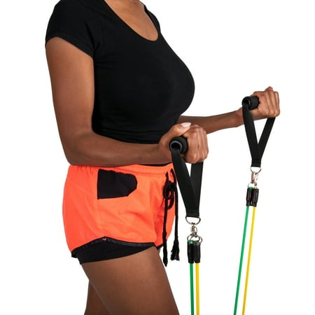 Mind Reader Resistance Band Set, Locking Stackable Set - Multi