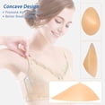 thumbnail image 4 of 1pcs Formes de Seins en Silicone Prothèse de Mastectomie Robe Croisée Soutien-Gorge Intégré Inserts une Pièce A B C D Cup, 4 of 5
