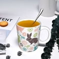 thumbnail image 5 of Yiaed Easter Rabbit Print Ceramics Coffee,Large Handle Design,Extra Large Tea and Coffee Cup for Office and Home Mugs, 5 of 6