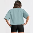 thumbnail image 5 of SUNBS Plus Size Tops for Women Workout T Shirts Short Sleeve Spring Tee Summer Clothes,Sizes S-3XL, 5 of 8