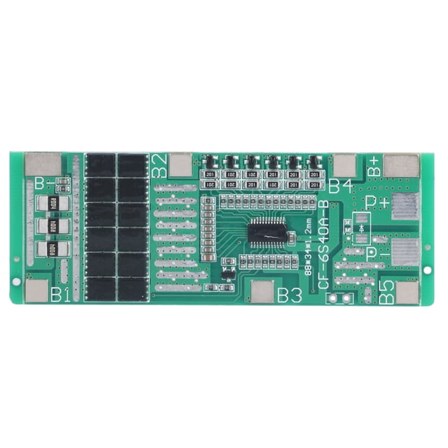 Electrónica, Batería de litio 6S 40A Placa de protección de batería de litio Placa de protección de batería de iones de litio Funcionalidad de alta precisión