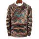 thumbnail image 2 of Suéter de invierno para hombre, parte superior de punto grueso, cuello redondo, ropa para hombre, chaqueta interior de manga larga, ropa de moda para hombre, 2 of 6