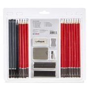 Kingart Studio, Artist Sketch and Drawing Pencil Art Set Kit, Set of 26, All levels of expertise