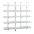 thumbnail image 4 of 5-Tiers Open Bookcase, Industrial Style Book Case with Metal Frame for Living Room Office Grey, 4 of 8