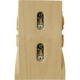 thumbnail image 4 of Ekena Millwork 4 1/2"W x 3 3/4"D x 7"H Extra Large Acanthus Leaf Block Corbel, Maple, 4 of 4