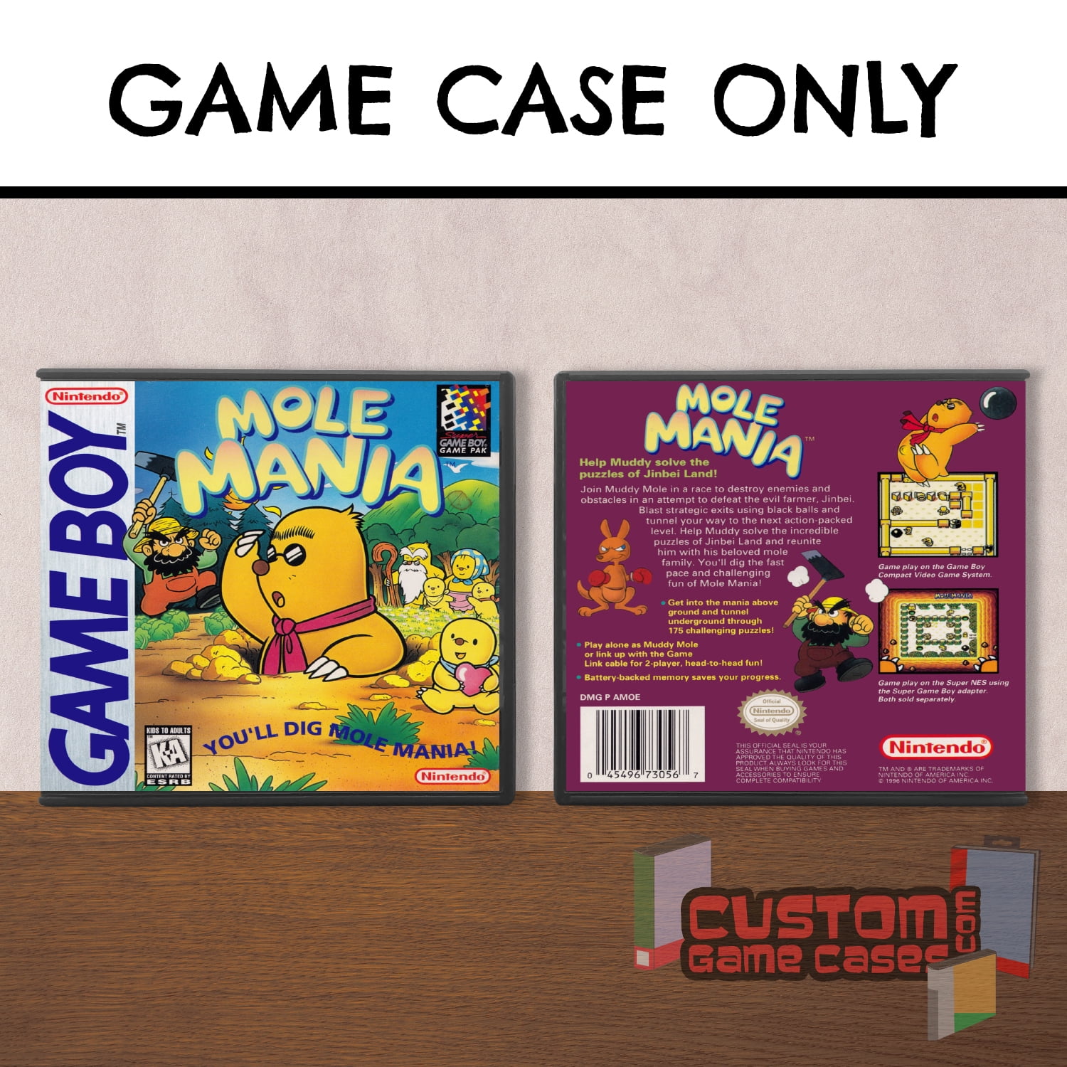 Mole Mania GB Game Boy Game Case Only No Game Walmart mole-mania-gb-game-boy-game-case-only-no-game-walmart