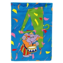Happy 4th Birthday Age 4 Flag Canvas House Size