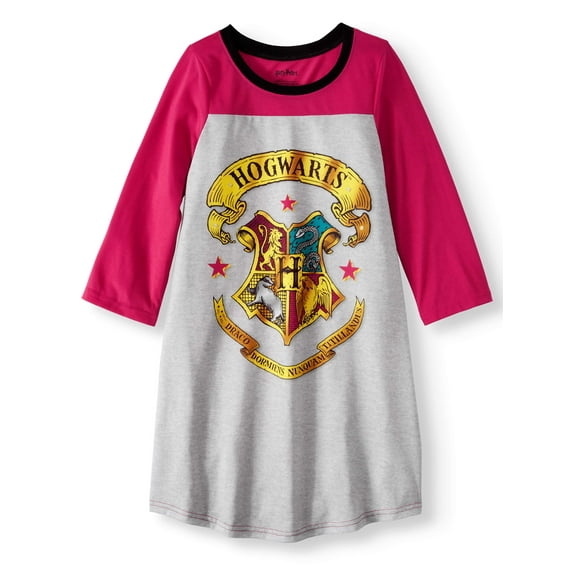 Harry Potter Girls' Long Sleeve Nightgown