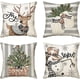 thumbnail image 2 of Fundas de almohada navideñas para exteriores, juego de 4 fundas de almohada impermeables de 18 x 18 pulgadas, decoración de cojines de Año Nuevo para el hogar, exterior, patio, porche delantero, casa, 2 of 4