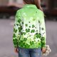 thumbnail image 4 of Blusa y camisa de manga larga con cuello vuelto para niños, camisa informal de moda para niños y niñas, camisa de manga larga con estampado del Día de San Patricio, camisa de manga larga con cuello vu, 4 of 9