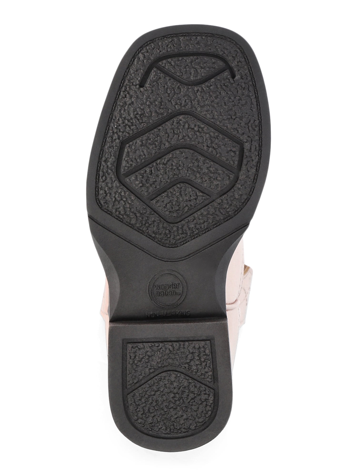 Wonder Nation Toddler & Big Girls Western Cowgirl Boot