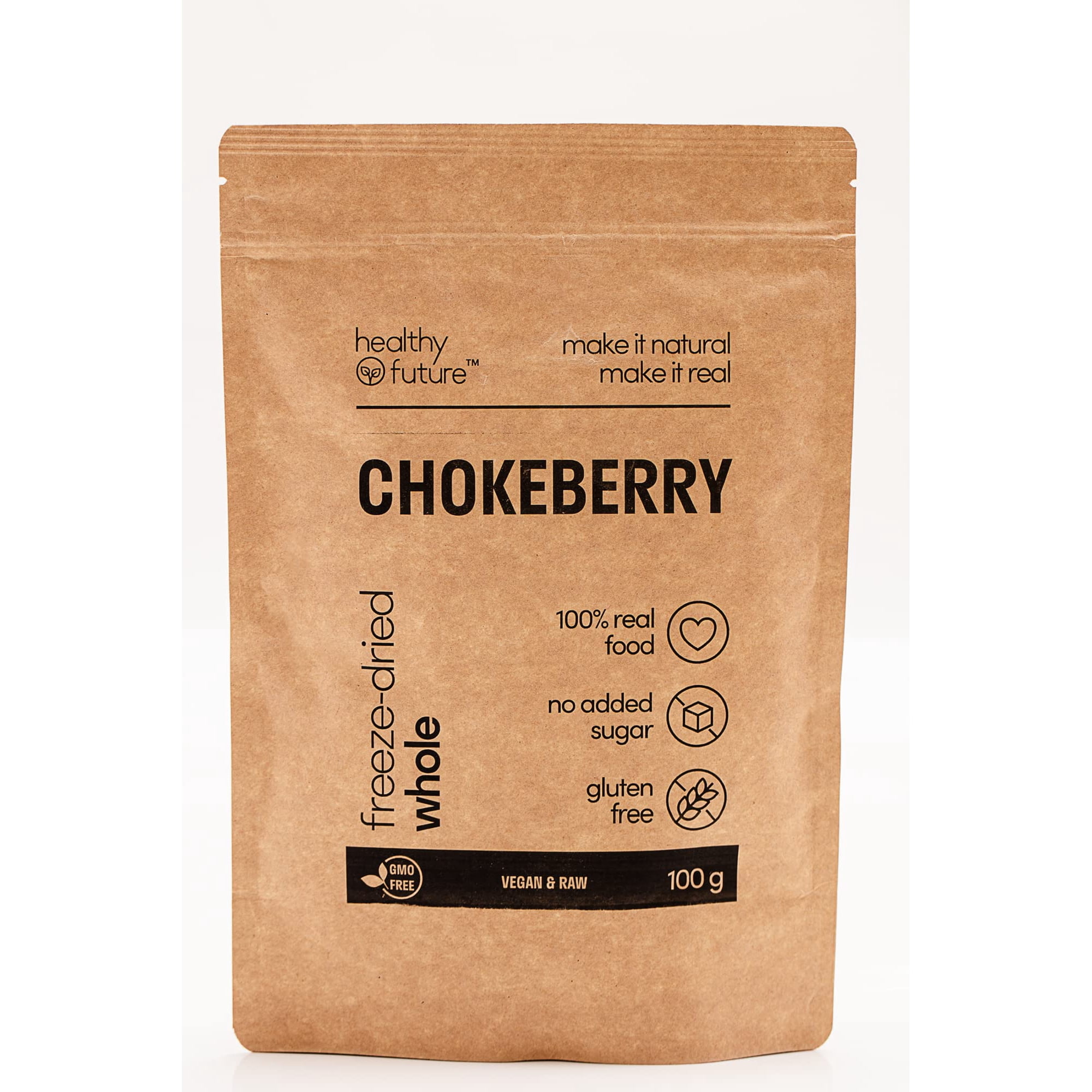 Healthy Future | Freeze Dried Chokeberries 100% Natural Gluten-Free No Added Sugar No preservatives Healthy Fruit Snack (100g)
