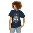 thumbnail image 4 of Diving Funny Vacation Mask Skull Unisex Heavy Cotton Tee, 4 of 9