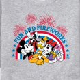 thumbnail image 3 of Disney - Fun And Fireworks - Men's Crew Neck Fleece Pullover, 3 of 5