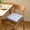 Blue, variant on CCWADH Solid Color Cushioned Seat Cushion for Dining & Office Chairs - Soft, Breathable, and Non-Slip Comfort - Ideal for Home, Study, and Balcony Decor
