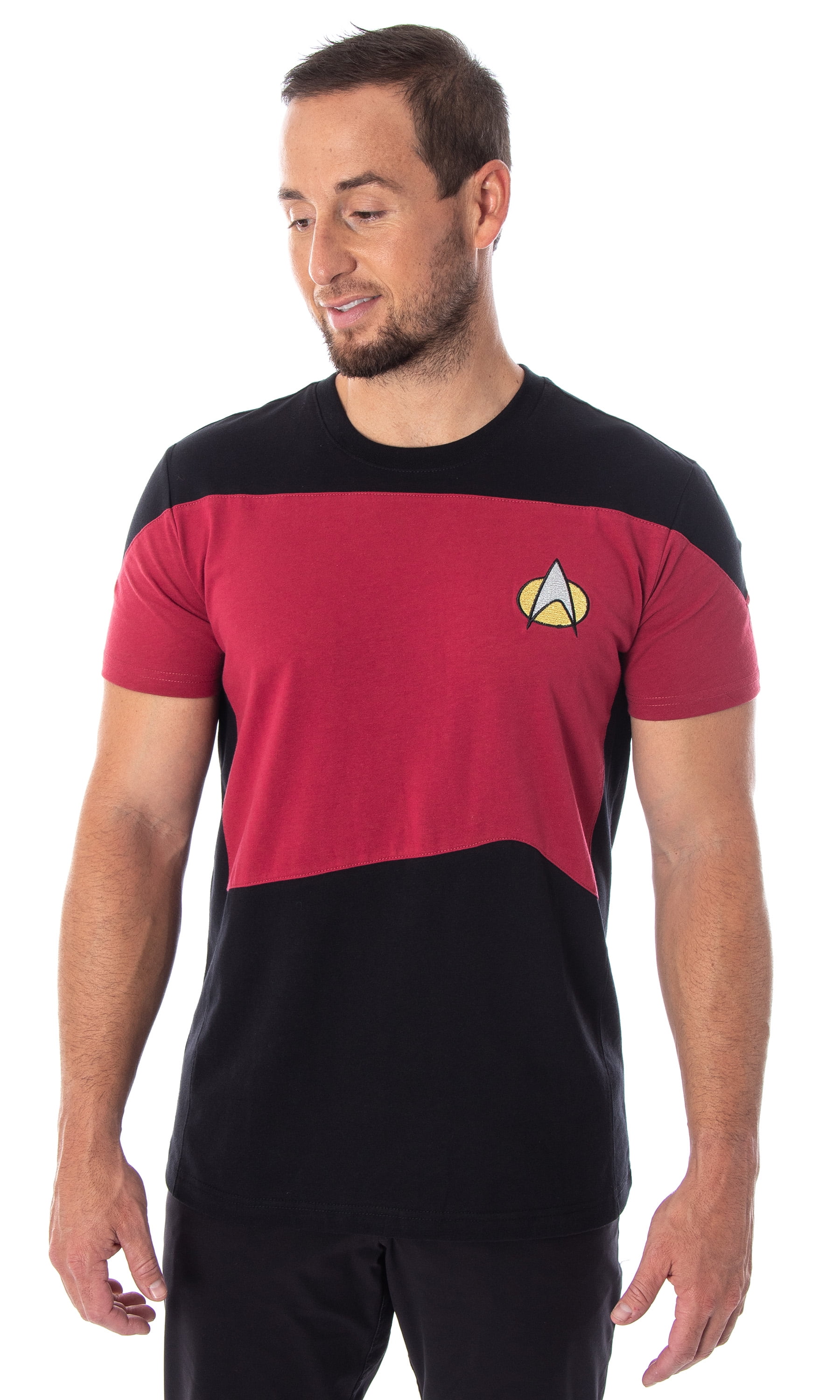 Demonstrere tommelfinger arv Star Trek Next Generation Men's Picard Uniform Costume Short Sleeve T-Shirt  (3X) - Walmart.com