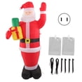 thumbnail image 2 of LED Inflatable Christmas Old Man For Outdoor Garden Yard, Fun And Cute Design, Built In LED Lights, Quick Inflatable, Decorative Effect, 2 of 8