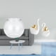 thumbnail image 2 of Acuario de escritorio,Pecera pequeña transparente,pecera,jarrón,mesa,estatua de cisne,Estatuas y figuras de cisnes de cerámica modernas Esculturas,Escultura de animales Decoración centro de, 2 of 8