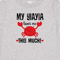 thumbnail image 4 of Inktastic My Yiayia Loves Me Grandson Boys or Girls Baby T-Shirt, 4 of 5