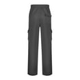 thumbnail image 6 of Hessimy Cargo Pants For Men Sweatpants For Men Rope Loosening Waist Solid Color Pocket Trousers Loose Sports Long Pants(Z3-GY1,L), 6 of 8